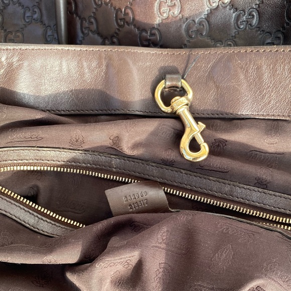 *SOLD* Gucci Guccissima Leather Tote Handbag - Picture 10 of 13